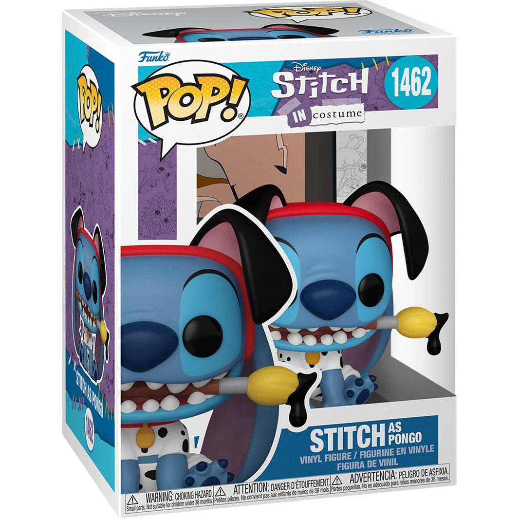 Funko POP! Disney Stitch in Costume Stitch as Pongo #1462 Figur