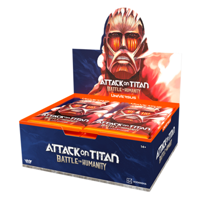 UniVersus Attack on Titan Battle for Humanity Booster Display Kortspil