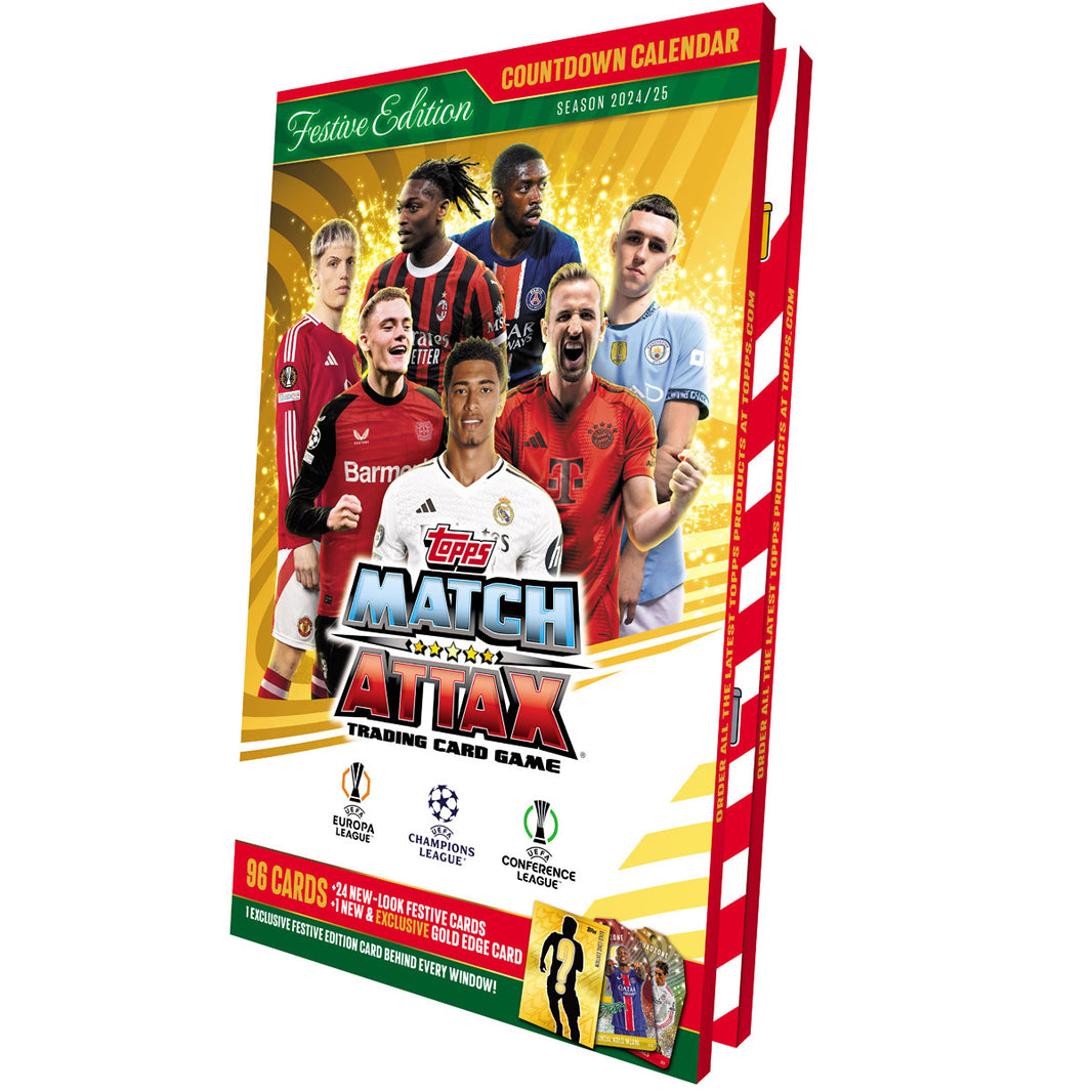 Topps Julekalender Match Attax 24/25 Advent Calendar Kortspil