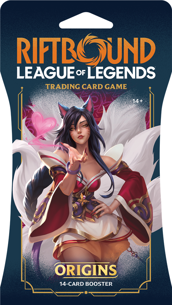 Riftbound: League of Legends TCG: Origins (Set 01) Sleeved Booster Pack (14 kort) Kortspil