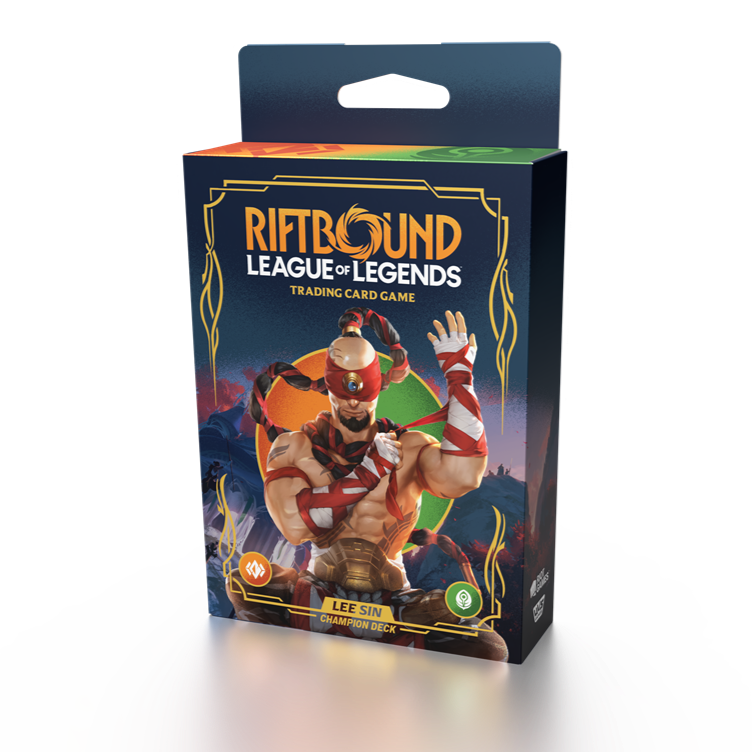 Riftbound: League of Legends TCG: Origins (Set 01) Champion Deck - Lee Sin Kortspil