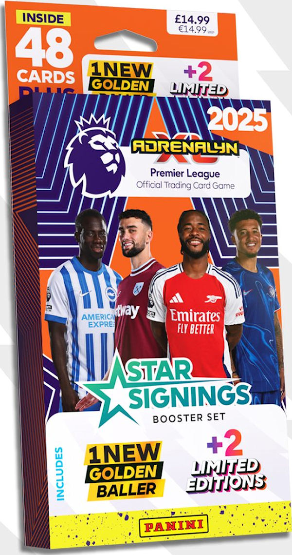 Panini: Adrenalyn XL - Premier League 2025 - Star Signings Booster Set Kortspil