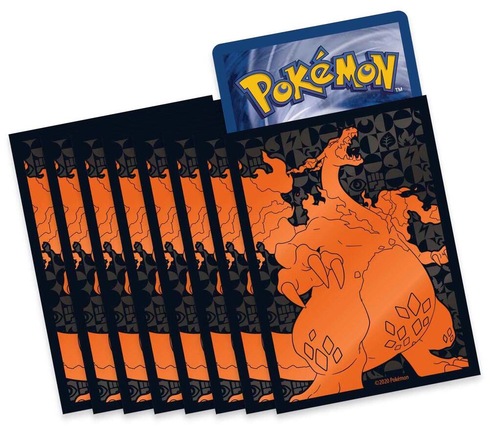 Pokémon TCG: Champion's Path - Charizard Sleeves (65 stk.) Tilbehør