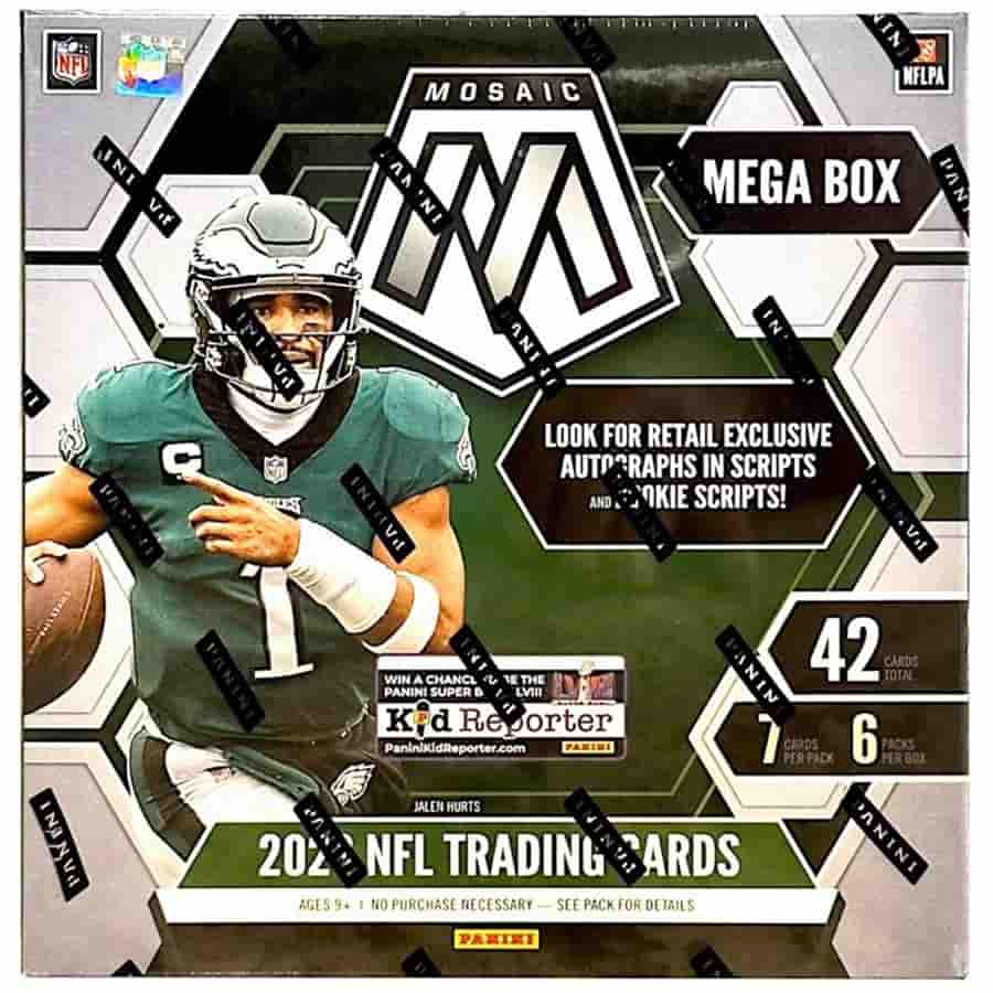 Panini Mosaic NFL 2023 Mega Box Kortspil