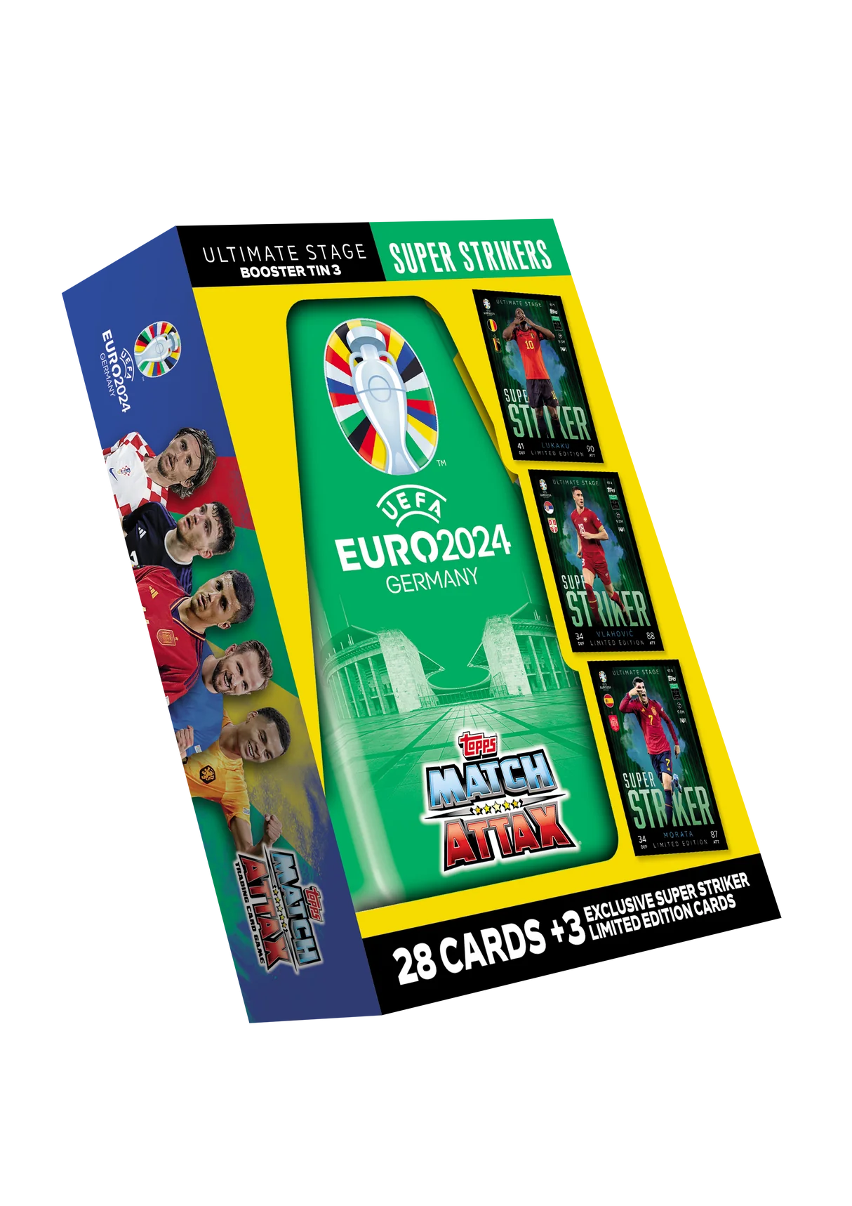 Topps Match Attax Fodboldkort EURO 2024 Booster Tin