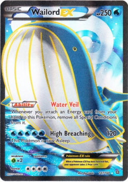 Wailord EX - Primal Clash (Ultra Rare) [PRC-147]