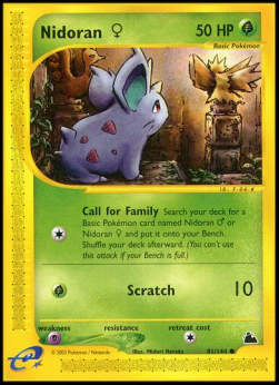 Nidoran [F]⁣ - Skyridge⁣ (Common)⁣ [81]