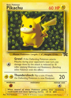 Pikachu - Wizards Black Star Promos (Promo) [WP-1]