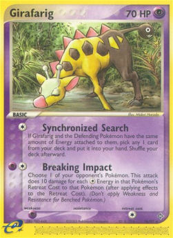 Girafarig⁣ - EX Dragon⁣ (Rare)⁣ [16]