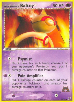 Team Magma's Baltoy (Psychic) - EX Team Magma vs Team Aqua (Uncommon) [MA-32]