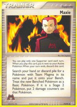 Maxie - EX Team Magma vs Team Aqua (Uncommon) [MA-73]