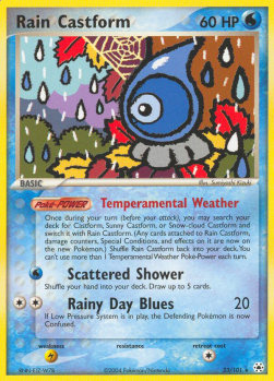 Rain Castform - EX Hidden Legends (Rare) [HL-23]