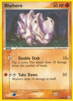 Rhyhorn - EX Hidden Legends (Common) [HL-70]
