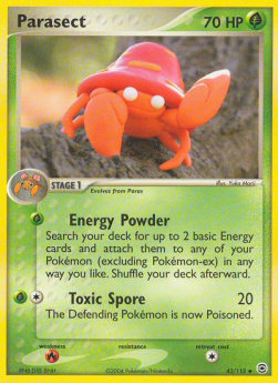 Parasect - EX FireRed & LeafGreen (Uncommon) [FL-43]