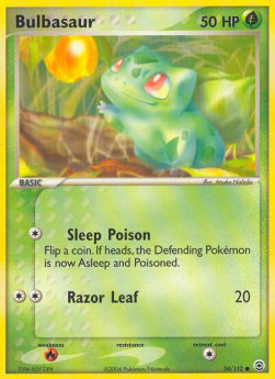 Bulbasaur (Sleep Poison) - EX FireRed & LeafGreen (Common) [FL-54]