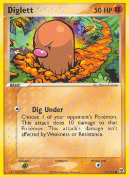 Diglett - EX FireRed & LeafGreen (Common) [FL-61]