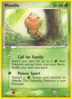 Weedle - EX FireRed & LeafGreen (Common) [FL-86]