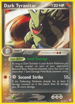 Dark Tyranitar (Sand Damage) - EX Team Rocket Returns (Rare) [TRR-20]