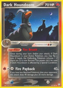 Dark Houndoom (Fire Breath) - EX Team Rocket Returns (Uncommon) [TRR-37]