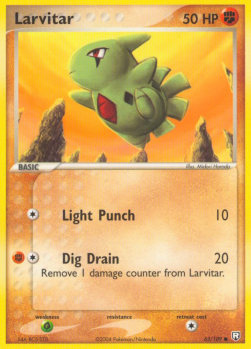 Larvitar (Light Punch) - EX Team Rocket Returns (Common) [TRR-63]