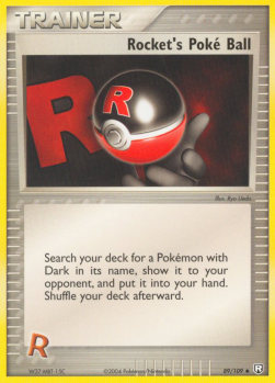 Rocket's Poké Ball - EX Team Rocket Returns (Uncommon) [TRR-89]