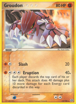 Groudon - EX Emerald (Rare) [EM-14]