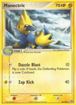 Manectric (Dazzle Blast) - EX Emerald (Rare) [EM-16]