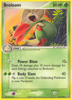 Breloom - EX Emerald (Uncommon) [EM-22]