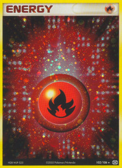 Fire Energy - EX Emerald (Holo Rare) [EM-102]