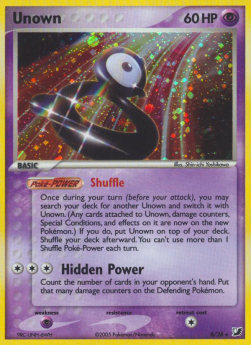 Unown - EX Unseen Forces (Rare) [UF-B-28]