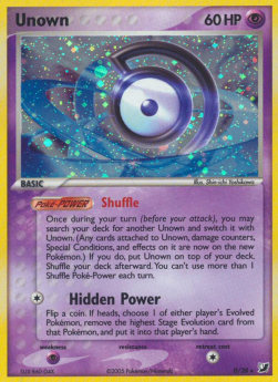Unown - EX Unseen Forces (Rare) [UF-D-28]