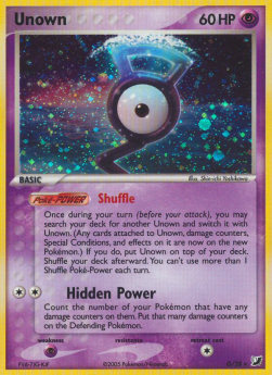 Unown - EX Unseen Forces (Rare) [UF-G-28]