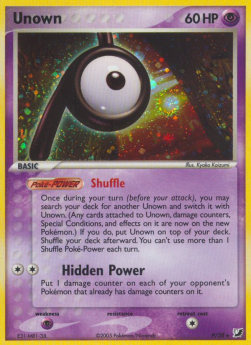 Unown - EX Unseen Forces (Rare) [UF-P-28]