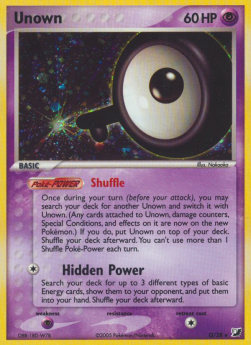 Unown - EX Unseen Forces (Rare) [UF-Q-28]