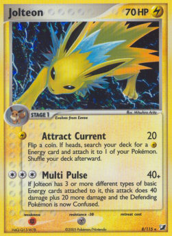 Jolteon - EX Unseen Forces (Holo Rare) [UF-8]