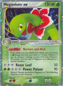 Meganium ex - EX Unseen Forces (Ultra Rare) [UF-106]