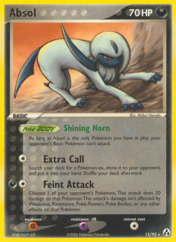 Absol - EX Legend Maker (Rare) [LM-15]