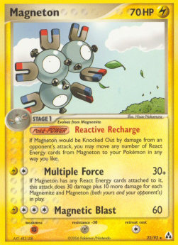 Magneton - EX Legend Maker (Rare) [LM-22]