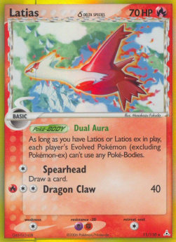 Latias δ Delta Species (Dual Aura) - EX Holon Phantoms (Holo Rare) [HP-11]