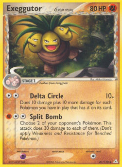 Exeggutor δ Delta Species - EX Holon Phantoms (Uncommon) [HP-41]