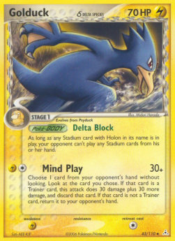 Golduck δ Delta Species - EX Holon Phantoms (Uncommon) [HP-43]