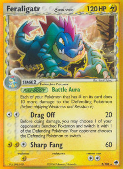 Feraligatr δ Delta Species - EX Dragon Frontiers (Holo Rare) [DF-2]