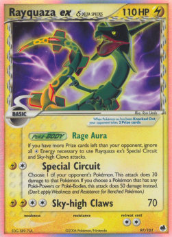 Rayquaza ex δ Delta Species - EX Dragon Frontiers (Ultra Rare) [DF-97]