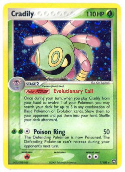 Cradily - EX Power Keepers (Holo Rare) [PK-7]
