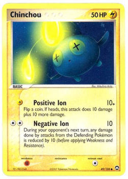 Chinchou - EX Power Keepers (Common) [PK-49]