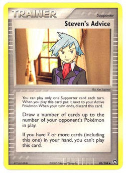 Steven's Advice - EX Power Keepers (Uncommon) [PK-83]
