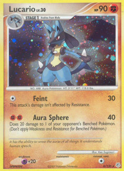 Lucario Lv.30 - Diamond & Pearl (Holo Rare) [DP-6]