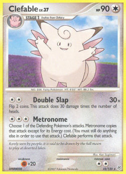 Clefable Lv.37 - Diamond & Pearl (Rare) [DP-22]