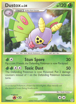 Dustox Lv.34 - Diamond & Pearl (Rare) [DP-25]