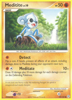 Meditite Lv.19 - Diamond & Pearl (Common) [DP-89]